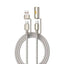 4-in-1 Fast Charging Cable 1.2M with USB-C, Multi Connector Charging and Data Transfer Cable, 5A High-Speed Charging Cor