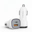 XC-307 20W PD Fast Car Charger with Dual USB Ports (USB-C + USB-A) | Power 3.0 Quick Charge, Super Fast Charging for iPh