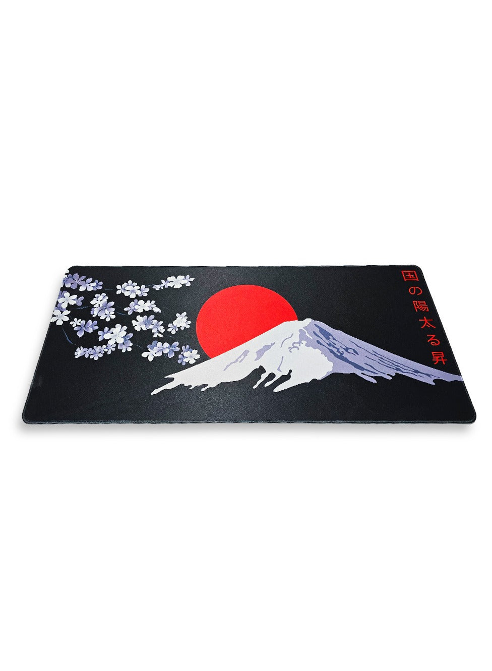 Japanese Large Mouse Pad, Sunset on Mountain Design (90cm x 40cm x 3mm), HD Print Pattern Desk Mat, Extended Mouse Pad and Keyboard Mouse Pads, Waterproof Fabric Surface Mouse Pads for Office, Anti-Slip Rubber Base