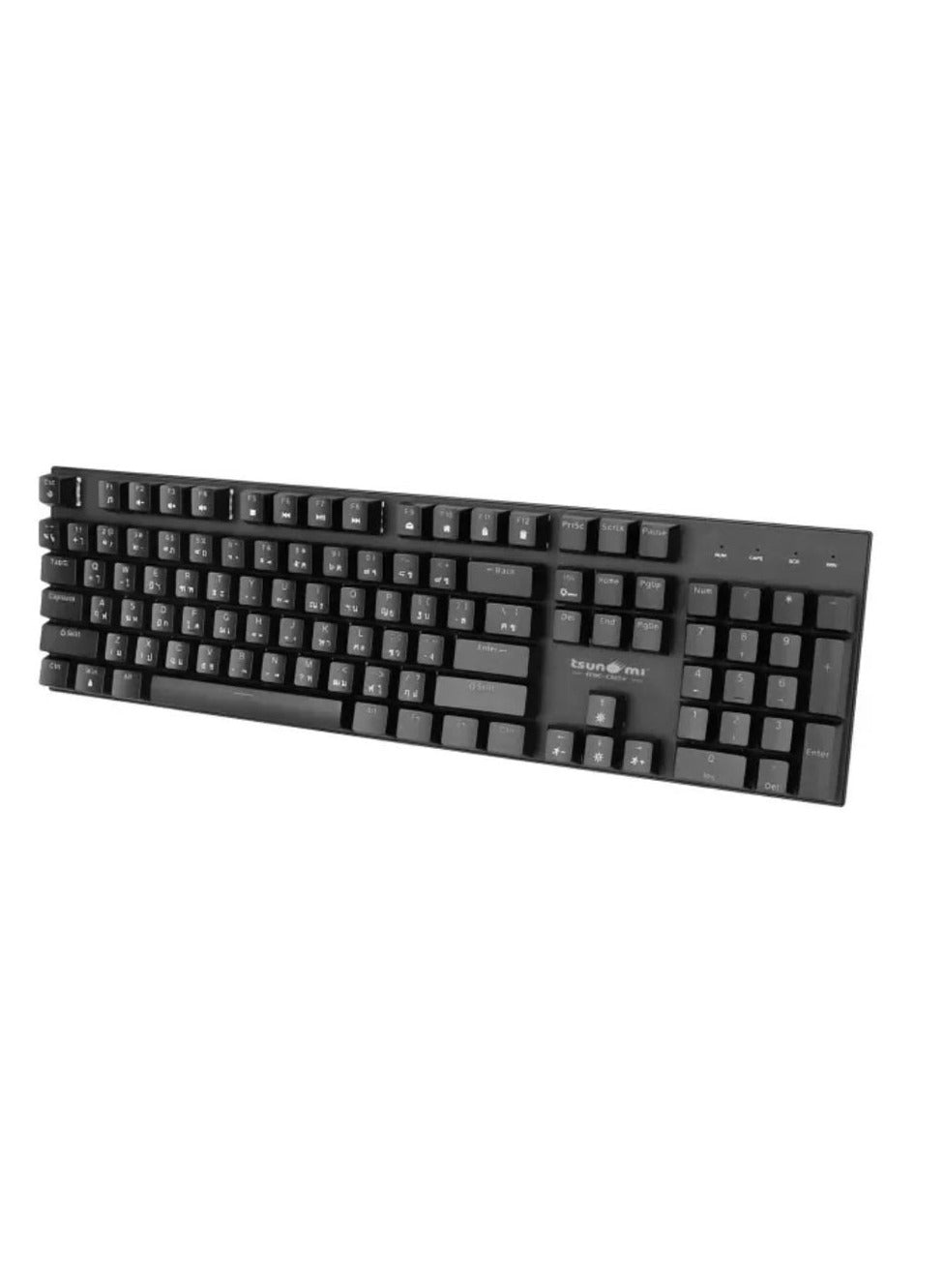 Professional Wired gaming keyboard for computer and lap top (RGB), 104 keys with USB cable and Type C port mechanical blue switch use in home and office