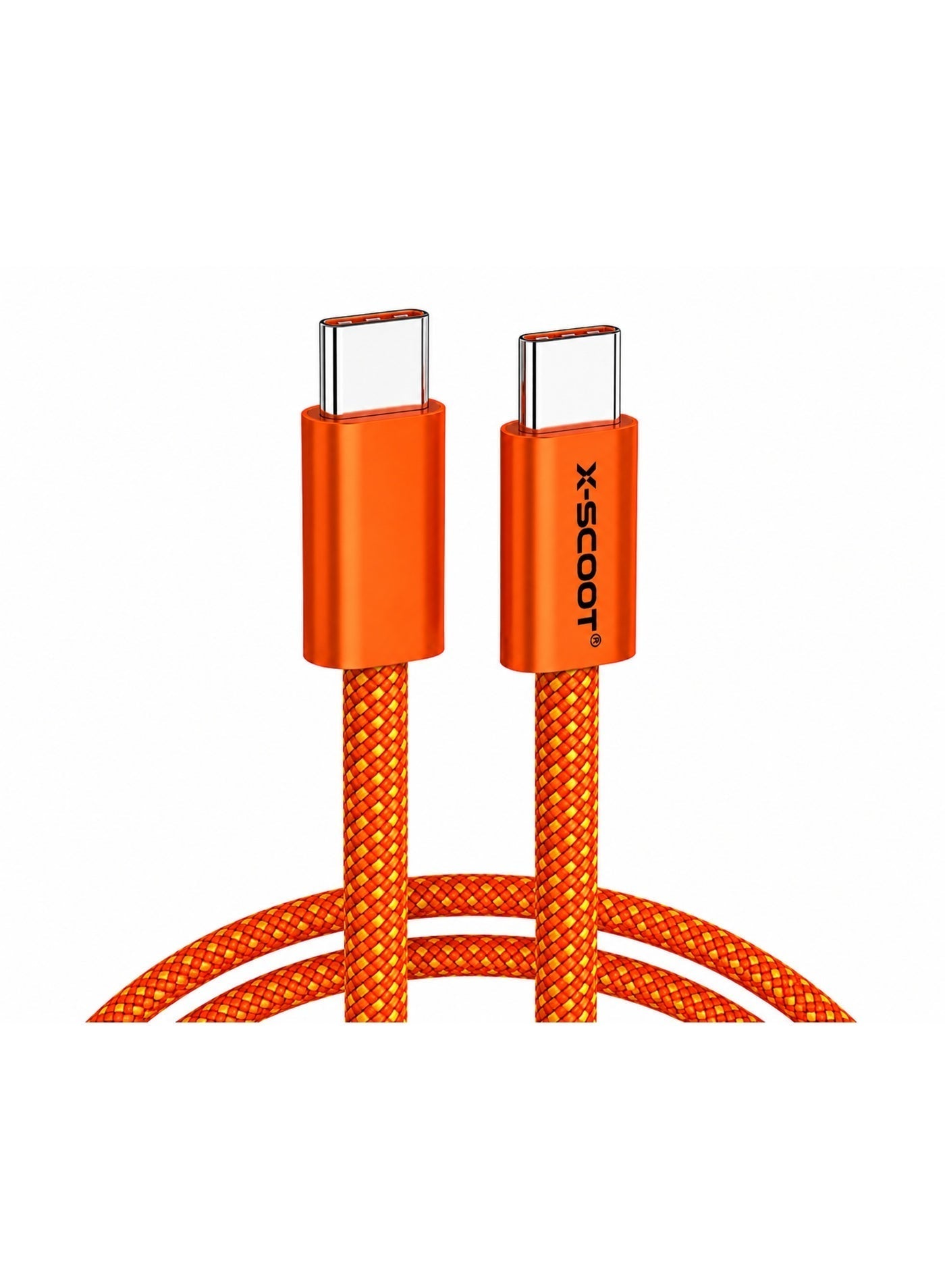 TYPE-C to TYPE-C 120W Fast Charging Cable – 2 Meter, Ultra-Fast Charging & High-Speed Data Transfer, Premium Nylon Braid