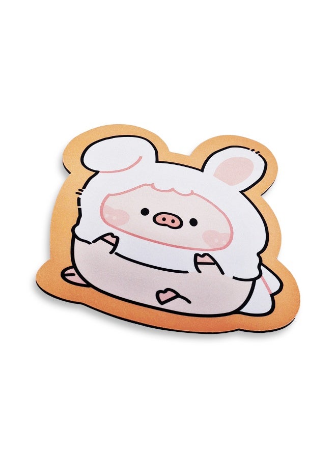 Cute Cartoon Mouse Pad with Bright and Attractive Colors | Fabric Surface with Non-Slip Rubber Base With Smooth Surface 