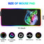 Wolf RGB Gaming Mouse Pad – 80×30 CM