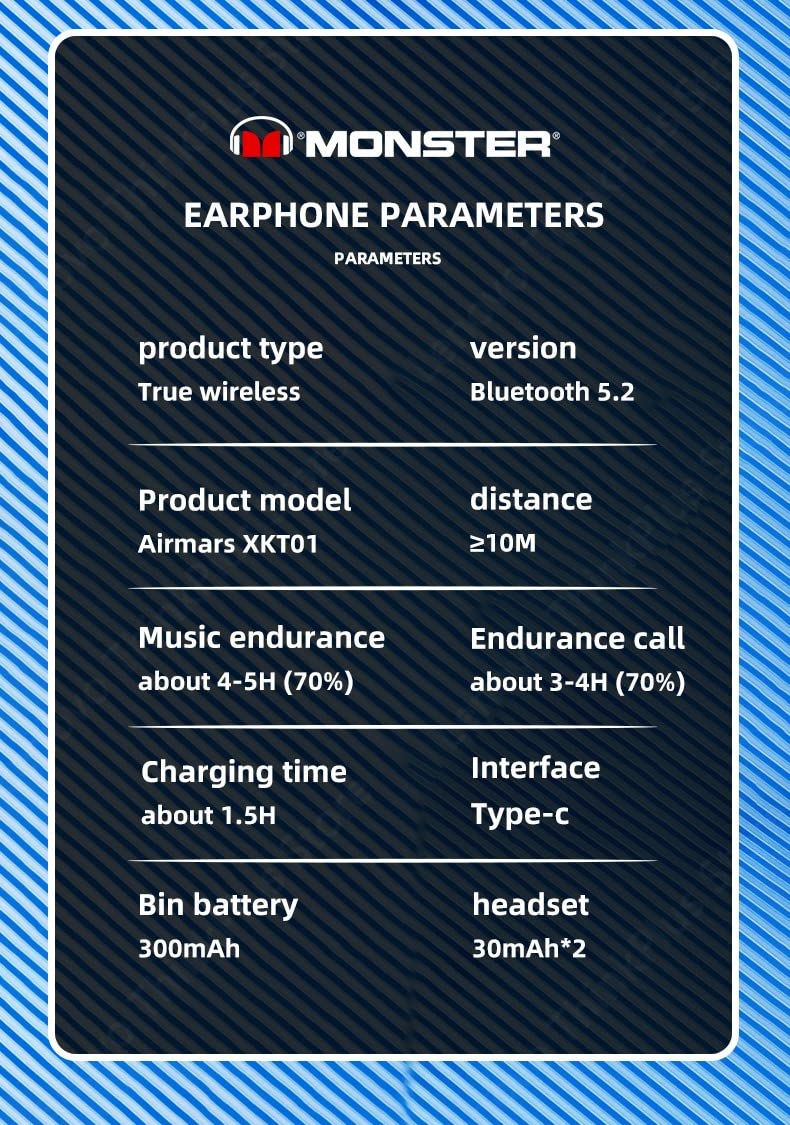 Monster XKT01 Wireless Headphones