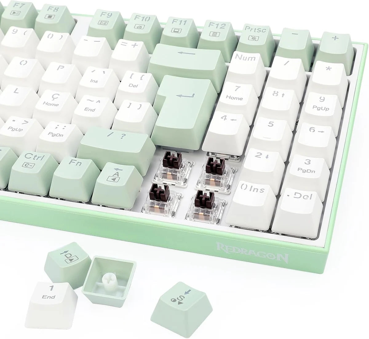Redragon S134 Winter Edition Gaming Combo 94% Mechanical Keyboard and Mouse Multicolour