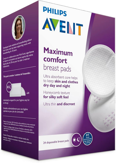 PHILIPS AVENT 24-Piece Breast Pads - Assorted