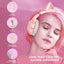 ONIKUMA K9 Cat Ears Gaming Headset – Stereo – Noise canceling Mic (Pink)