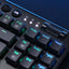 REDRAGON K621 Horus TKL RGB Gaming Wireless Mechanical Keyboard, Low Profile Red Switches (Black)