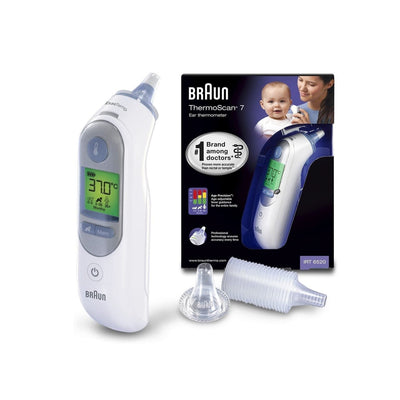 BRAUN Thermoscan 7 With Age Precision Multi Functional Ear Thermometer- Irt6520