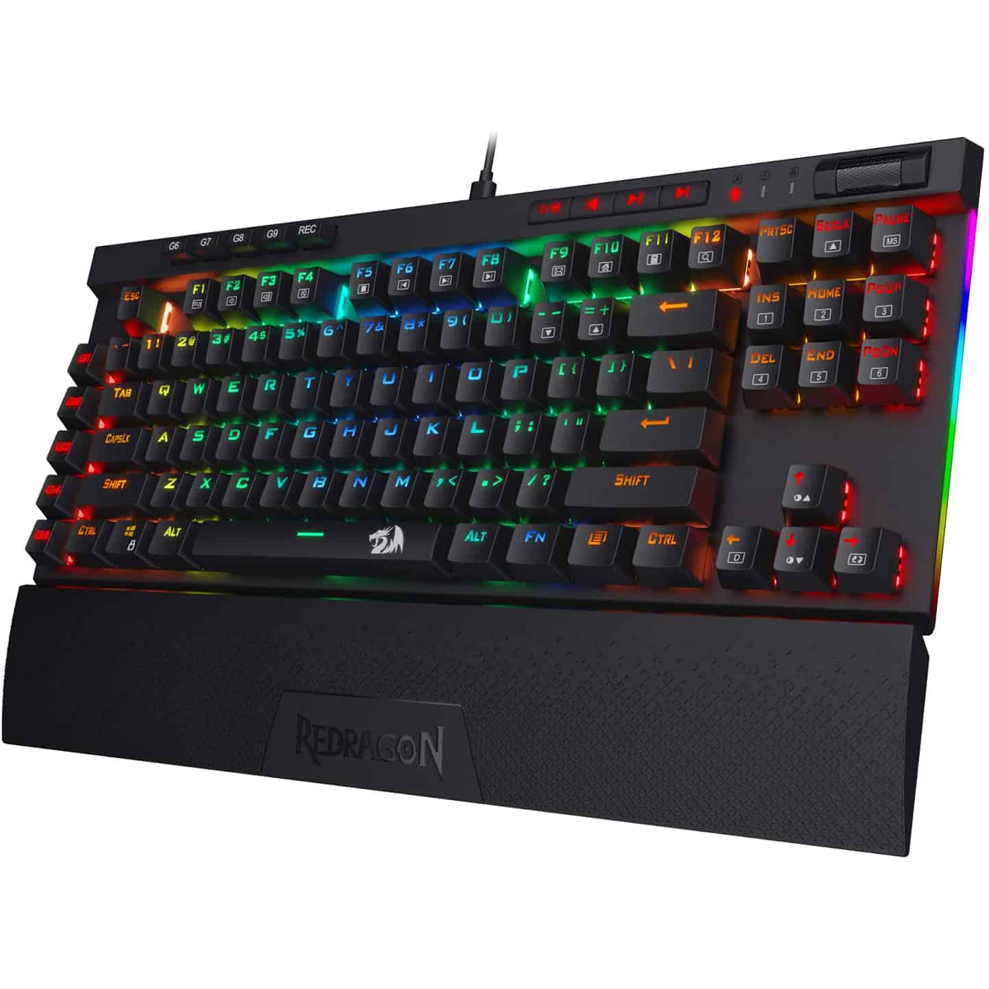 Redragon K587-PRO MAGIC-WAND RGB Mechanical Gaming Keyboard, Optical B ...