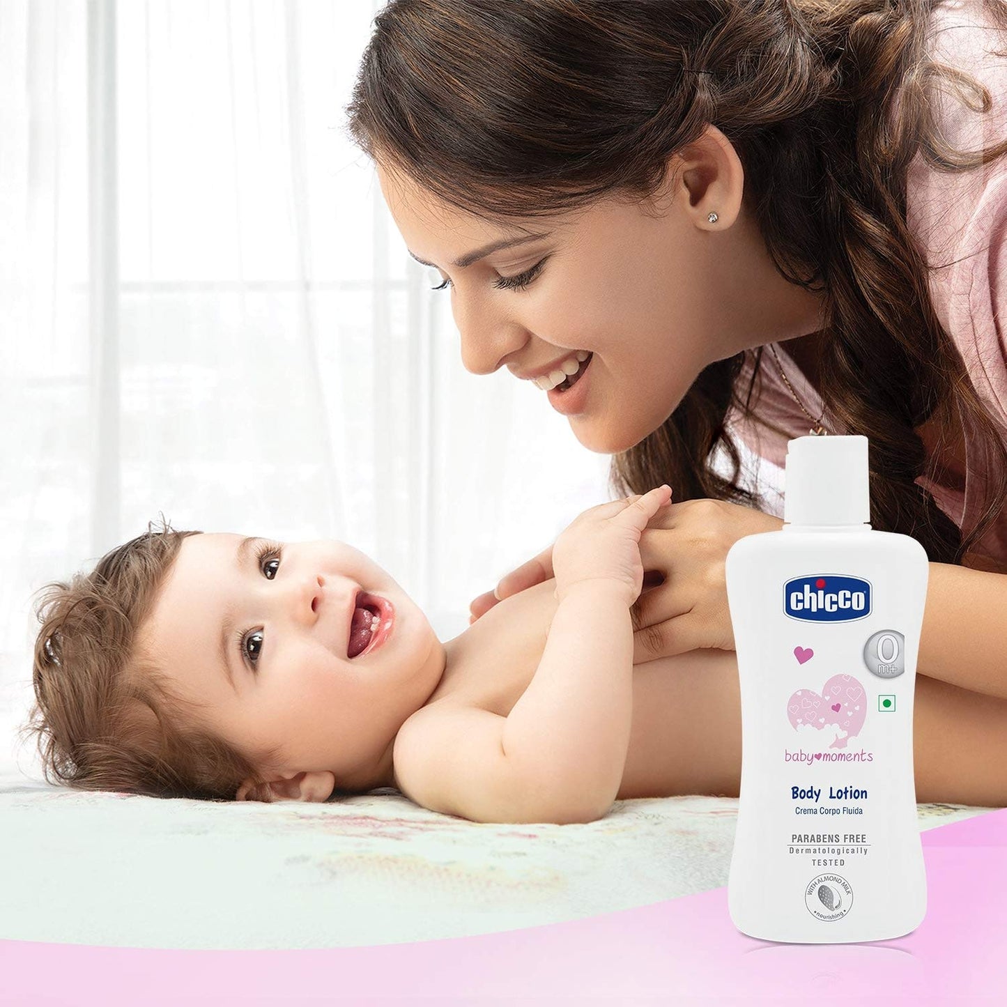 Chicco Baby Moments Body Lotion For Baby Skin 0M+ 200Ml