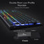 REDRAGON K621 Horus TKL RGB Gaming Wireless Mechanical Keyboard, Low Profile Red Switches (Black)