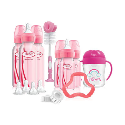 Dr. Brown’s Options Narrow-Neck Bottle Gift Set pink