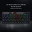 REDRAGON K621 Horus TKL RGB Gaming Wireless Mechanical Keyboard, Low Profile Red Switches (Black)