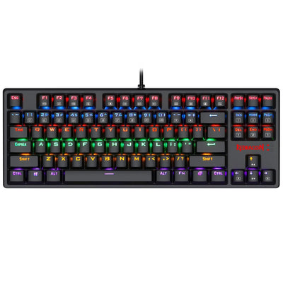 Redragon K576R Daksa 87-Key Mechanical Gaming Keyboard Blue Switches Black