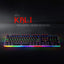 Redragon K577R KALI Gaming Mechanical Keyboard, Red Switches (Black)