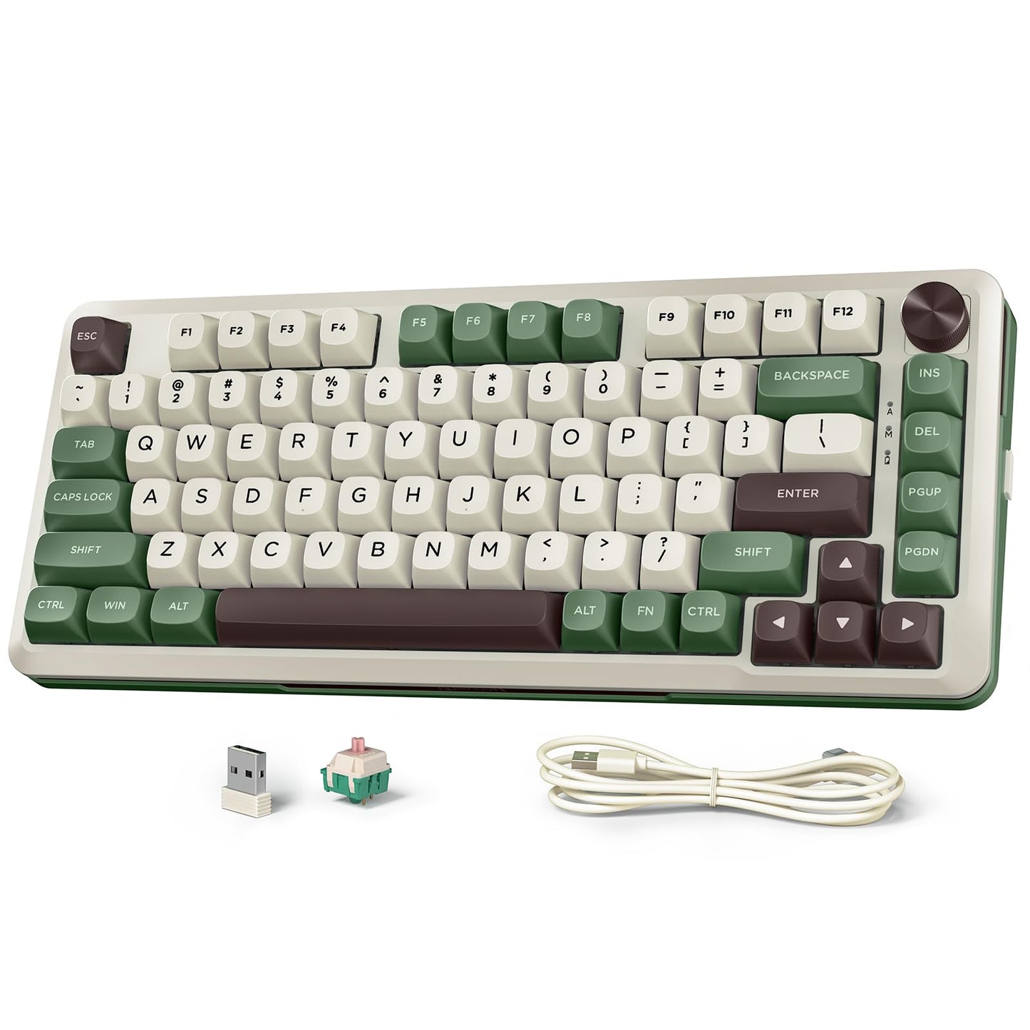 كيبورد جيمنج REDRAGON K681CGC Cyrus Pro ميكانيكال 75% Gasket هوت سواب RGB