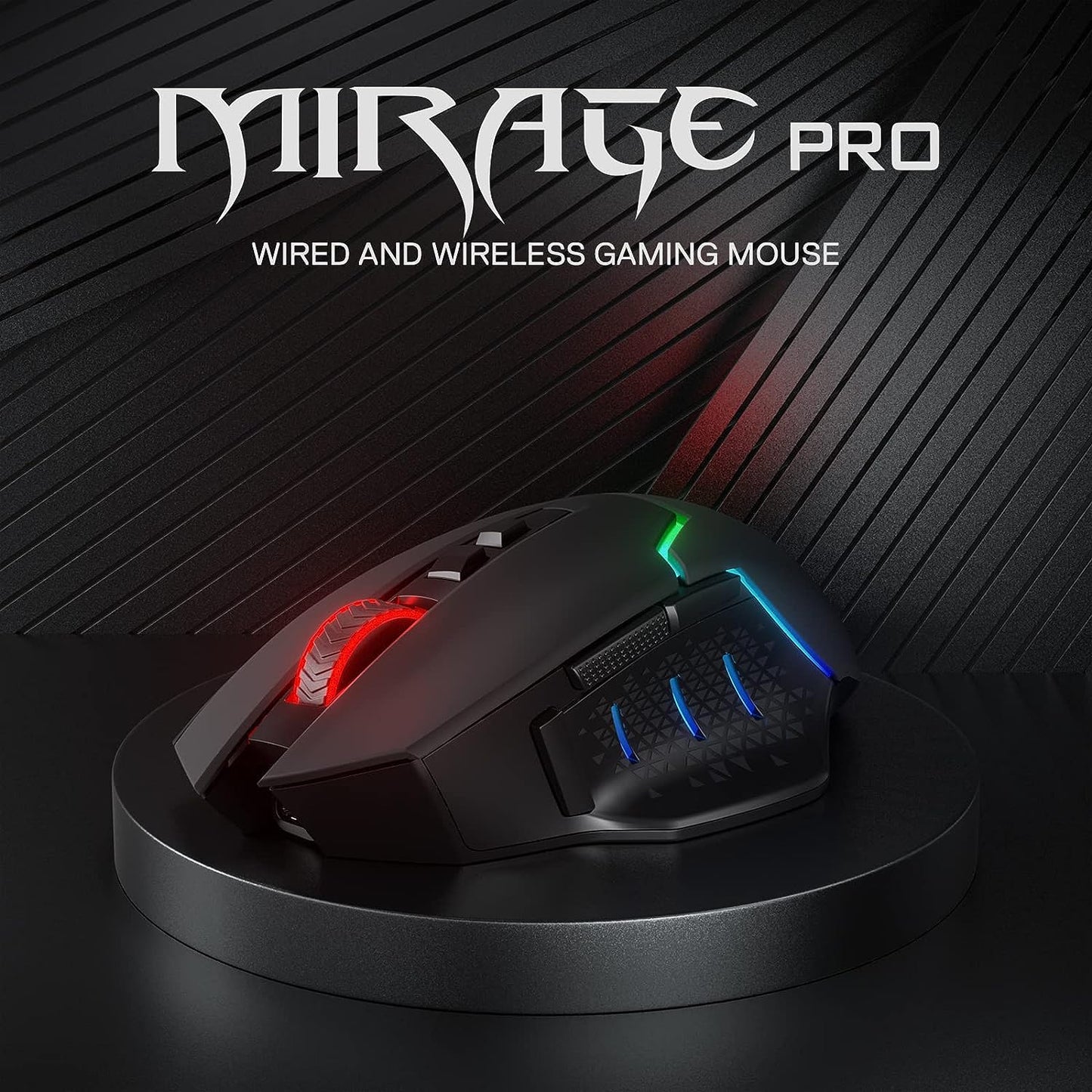 Redragon M690 PRO Wired/Wireless Gaming Mouse, 8000 DPI