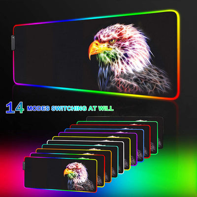 Eagle RGB Gaming Mouse Pad – 80×30 CM