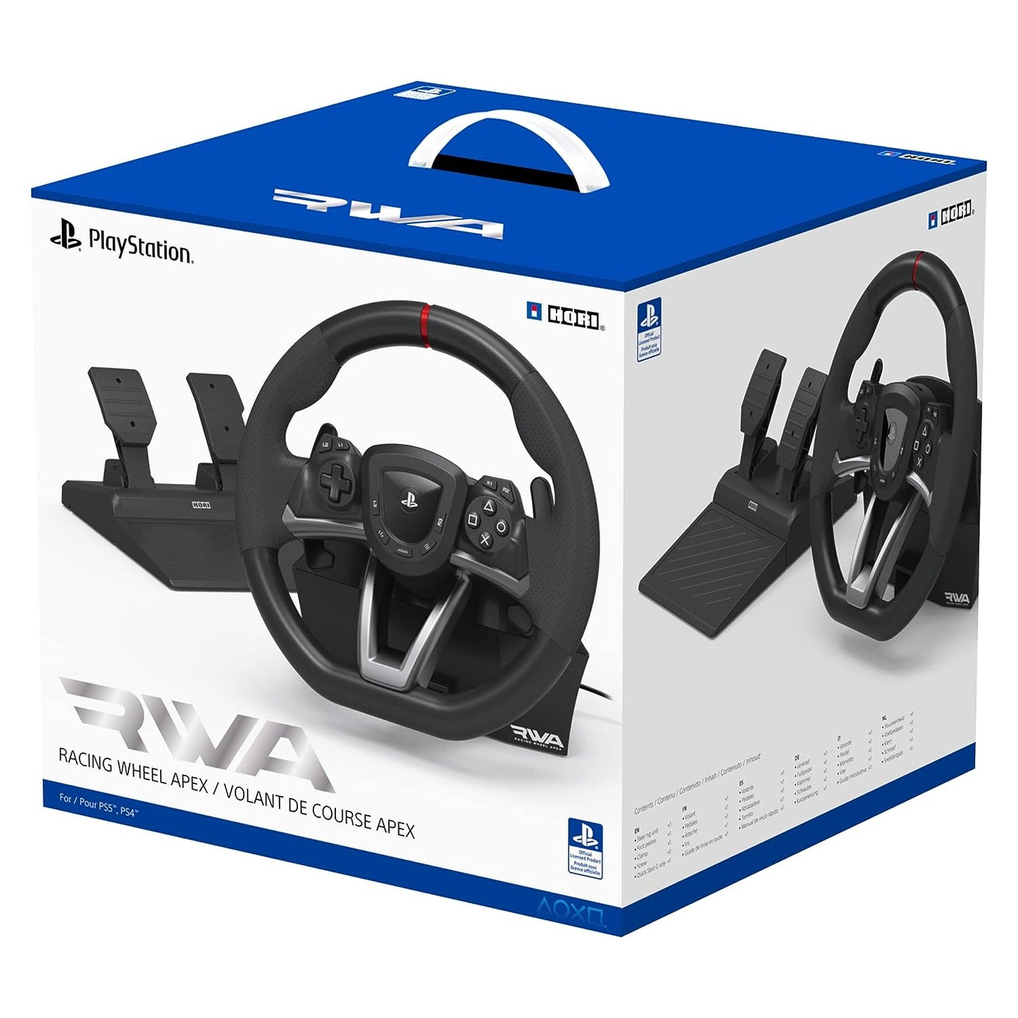 HORI Racing Wheel Apex for PlayStation 5 – 4 / PC | (Officially Licensed by Sony)