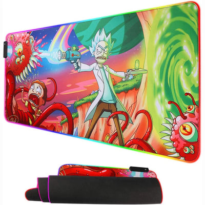 Rick and Morty 2 RGB Gaming Mouse Pad – 80×30 CM