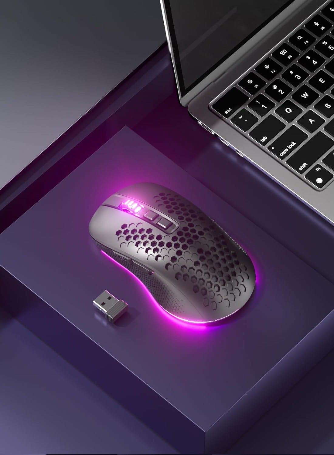 تفاصيل أزرار وعجلة التمرير في Redragon M694