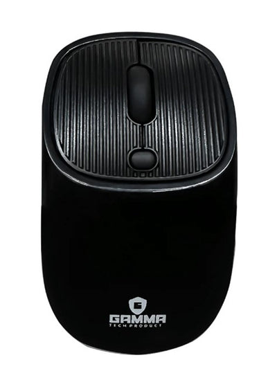 Gamma Wireless mouse, rechargeable multi-mode mouse with 2.4G wireless gaming mouse, M-14 black - muted colored buttons for computer and laptop, personal and office use, comfortable and elegant design