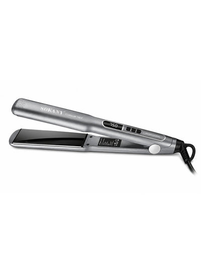 SK-15071 Hair Straightener – Fast Heating, Digital Display, Titanium-Coated Aluminum Plates, Temperature up to 750°F, An
