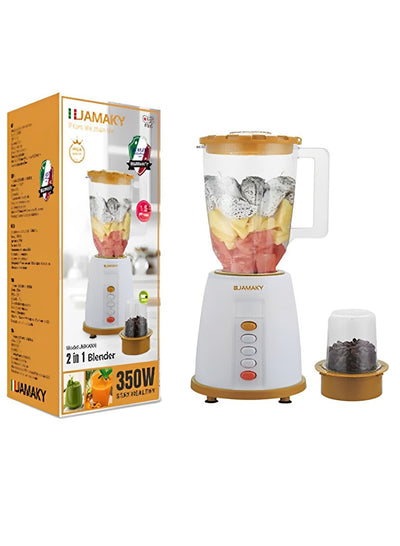 JAMAKY Italy Multifunctional 2In1 Blender - 350W JMK4008 - Yellow