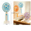 Rechargeable Mini Portable Fan , With Office Bedroom Mobile Phone Holder - HK59 Green