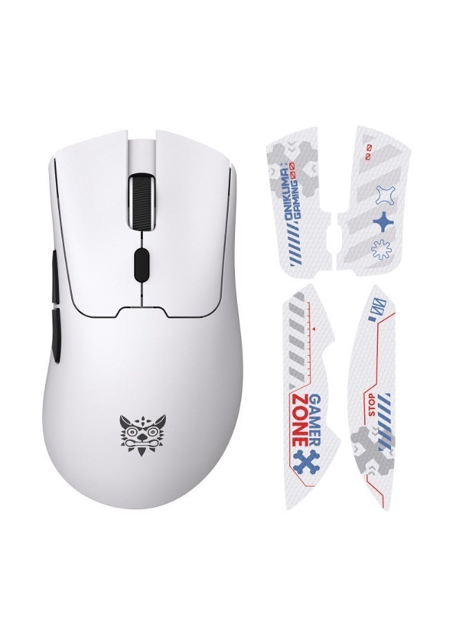 DM01 Tri-Mode Wireless Gaming Mouse with 12800 DPI, 50H Battery Life, 1000Hz Polling Rate, 2.4GHz Wireless, Bluetooth an