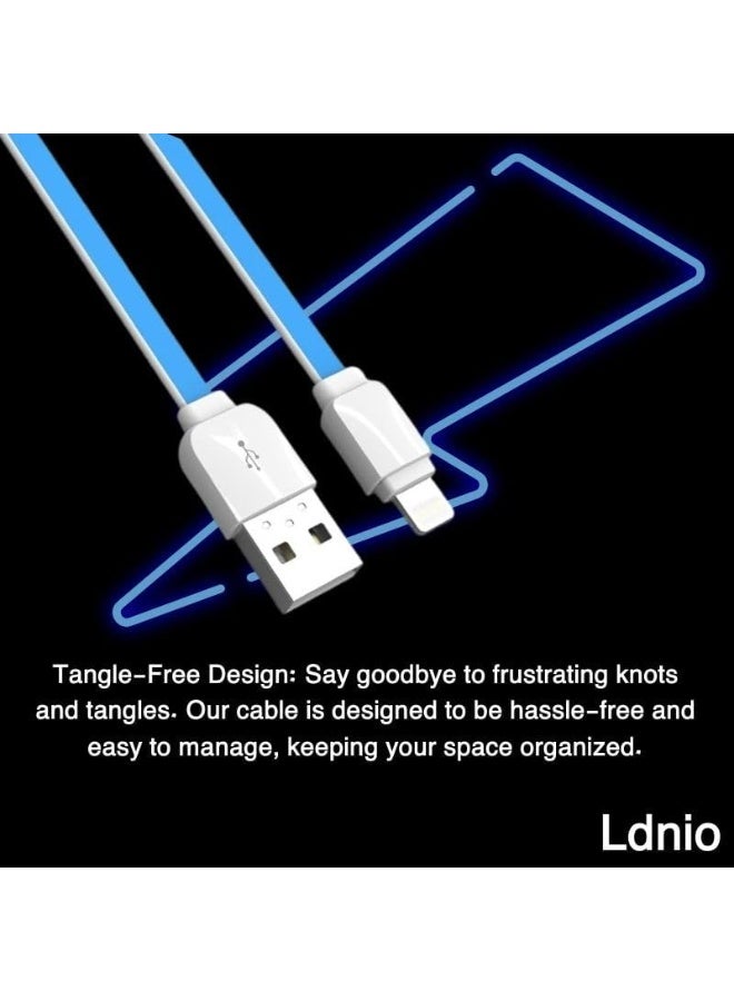 XS-07 USB-A to Lightning Fast Charging Cable 1M, High Speed Charging and Data Sync Cable for iPhone, iPad, AirPods and i