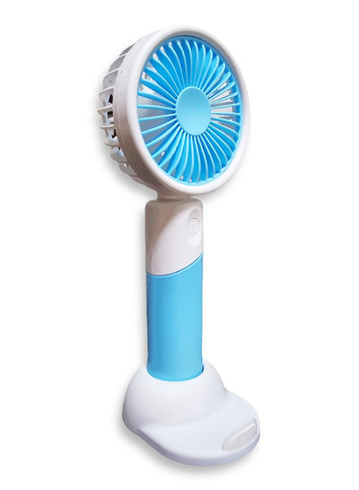 Portable Mini Fan USB Rechargeable Cute 2.5W Small Electric Fan For School ( Blue )