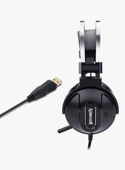 Redragon H990 Gaming Headset for PS4, Laptop, PC 7.1 Surround Sound Active Noise Canceling USB Microphone