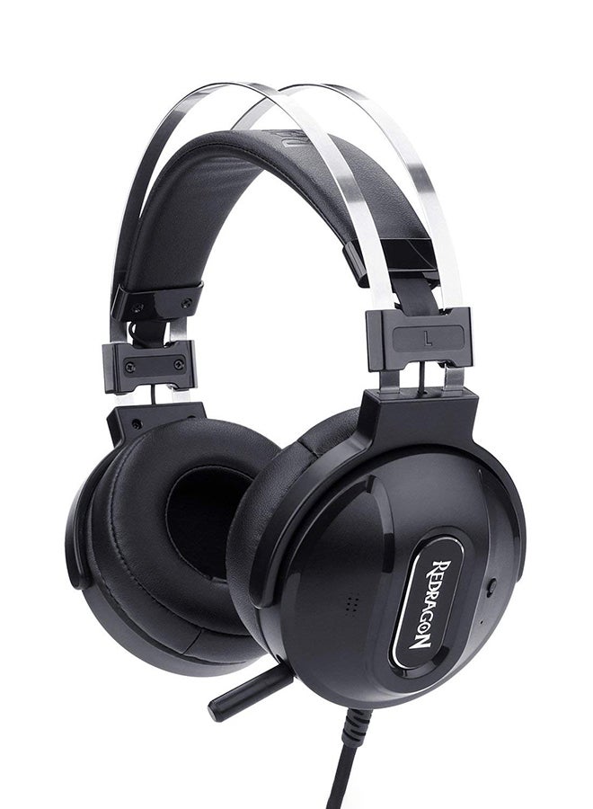 Redragon H990 Gaming Headset for PS4, Laptop, PC 7.1 Surround Sound Active Noise Canceling USB Microphone
