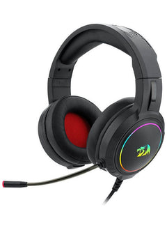 REDRAGON H270 - Wired RGB Gaming Headset with Adjustable Mic Black