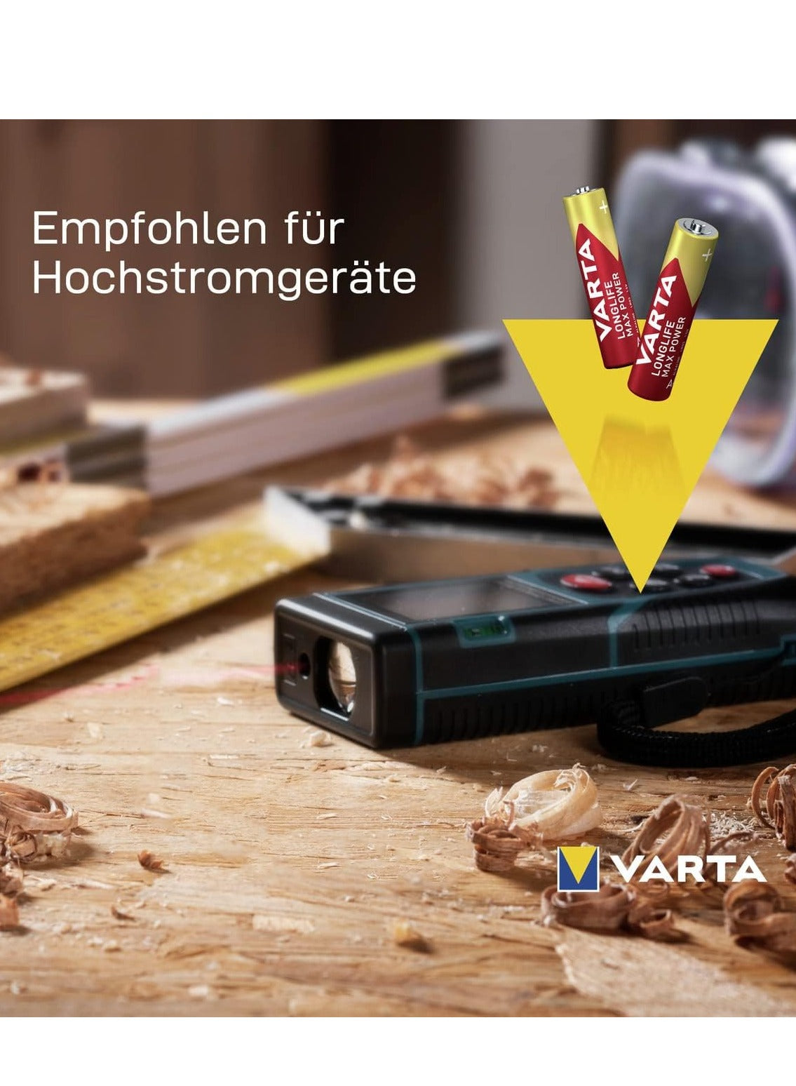 VARTA Longlife Max Power Alkaline Batteries AAA, 4pes 1.5V , Micro , R03 , MINISTILO made in germany