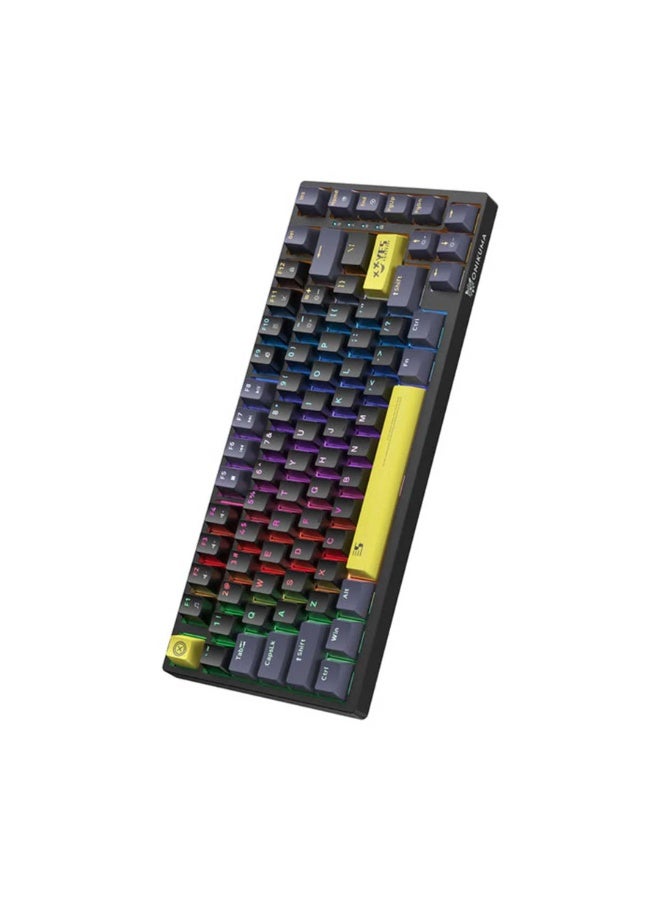 G52 RGB Wired Mechanical Gaming Keyboard with 82 Keys,