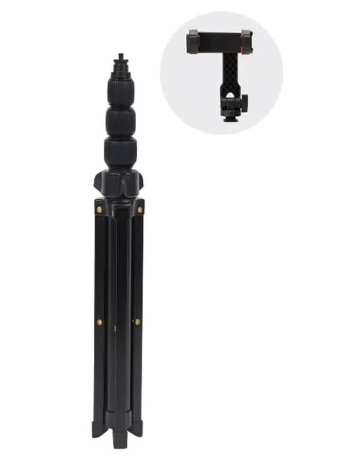 Mobile Tripod Foldable MT-42 , Lightweight Tripod Stand with Adjustable Legs & Universal Phone Holder , Portable for Vlo