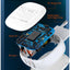 Q3611 Super Fast Charger 67W with 3 Ports (PD + QC 3.0), High Power Output for Smartphones, Tablets & Laptops, Rotatable