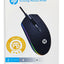 HP Wired Mouse Gaming 4 Button ,7 Color LED , 1600DPi - BLack M180