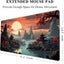 Japanese Sunset Desk Mat Large Mouse Pad Big Desk Pad Japan Extended Gaming Mousepad Large Computer Laptop Keyboard Mat 