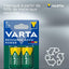 Varta  Rechargeable ACCU Power Batteries , Ni-MH (2-Pack, 3000 mAh) - Pre-charged 1.2V , ready to use