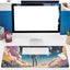 Astronaut Desk Pad Mouse Pad Psychedelic Space Fantasy Planet Extended Gaming Mouse Pad Mat with Stitched Edge Non-Slip 