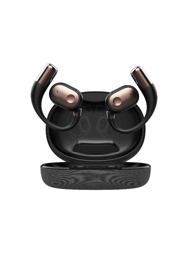 Wireless Bluetooth 5.4 Over-Ear Earbuds with 450mAh Charging Case, Low Latency Gaming Headphones, HD Stereo Sound, Noise