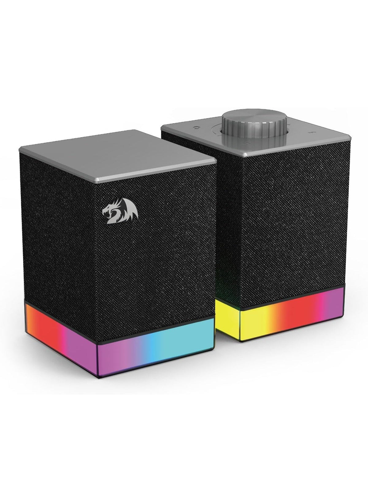 Rgb Computer Speaker 2.0 Stereo Sound System With Bluetooth 5.3 And Usb Connectivity Gaming Speakers For Pc Laptop Deskt
