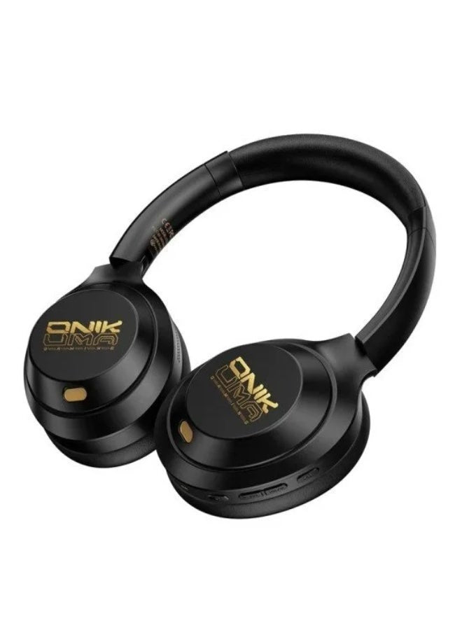 GT811 Wireless Bluetooth Headset – 40mm Drivers, Bluetooth 5.4, ANC+ENC Noise Reduction, 55H Playtime, 15m Range, 60ms L