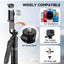 Universal Selfie Stick Tripod NP-Z12 with Bluetooth Remote Control , Adjustable Aluminum Alloy Stand for Smartphones and