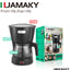 JAMAKY Italy Coffee Maker Machine With Water Tank 600ml 800W -JMK9007 Black