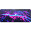 Large Mouse Pad, Bright colorful space Design (70cm x 30cm x 2mm), HD Print Pattern Desk Mat, Extended Mouse Pad and Keyboard Mouse Pads, Waterproof Fabric Surface Mouse Pads for Office, Anti-Slip Rubber Base